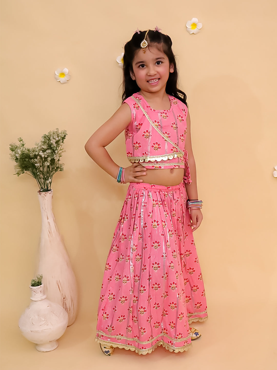 Girl's Lehenga Top In Wholesale