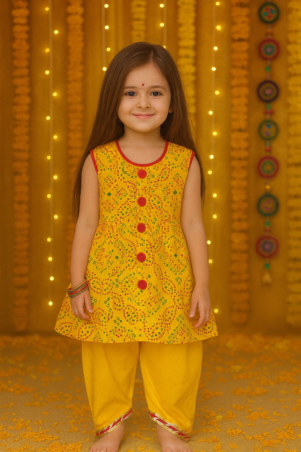 Girl's Afgani Dhoti sets