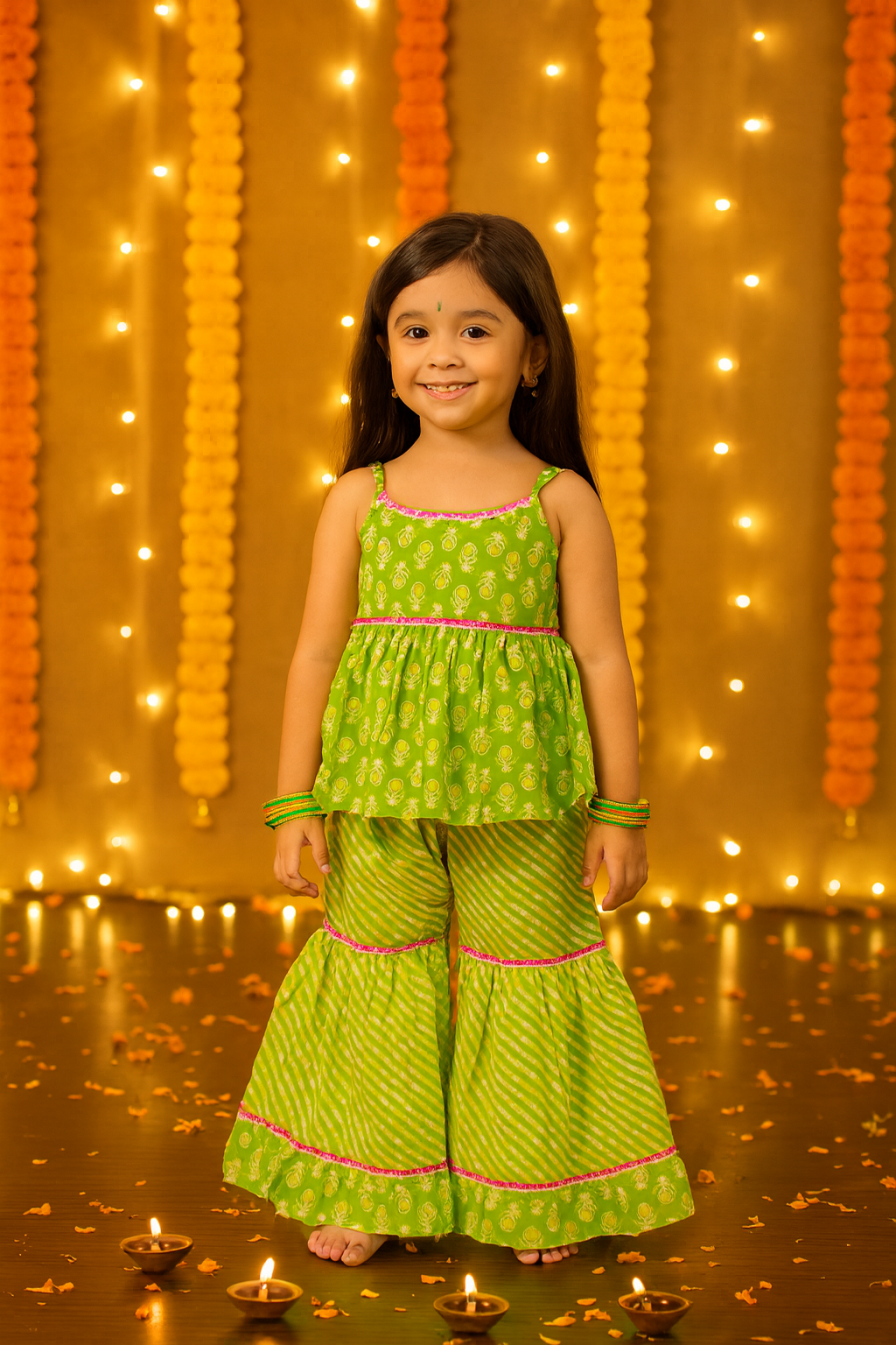 Girl's ethnic wear in wholesale