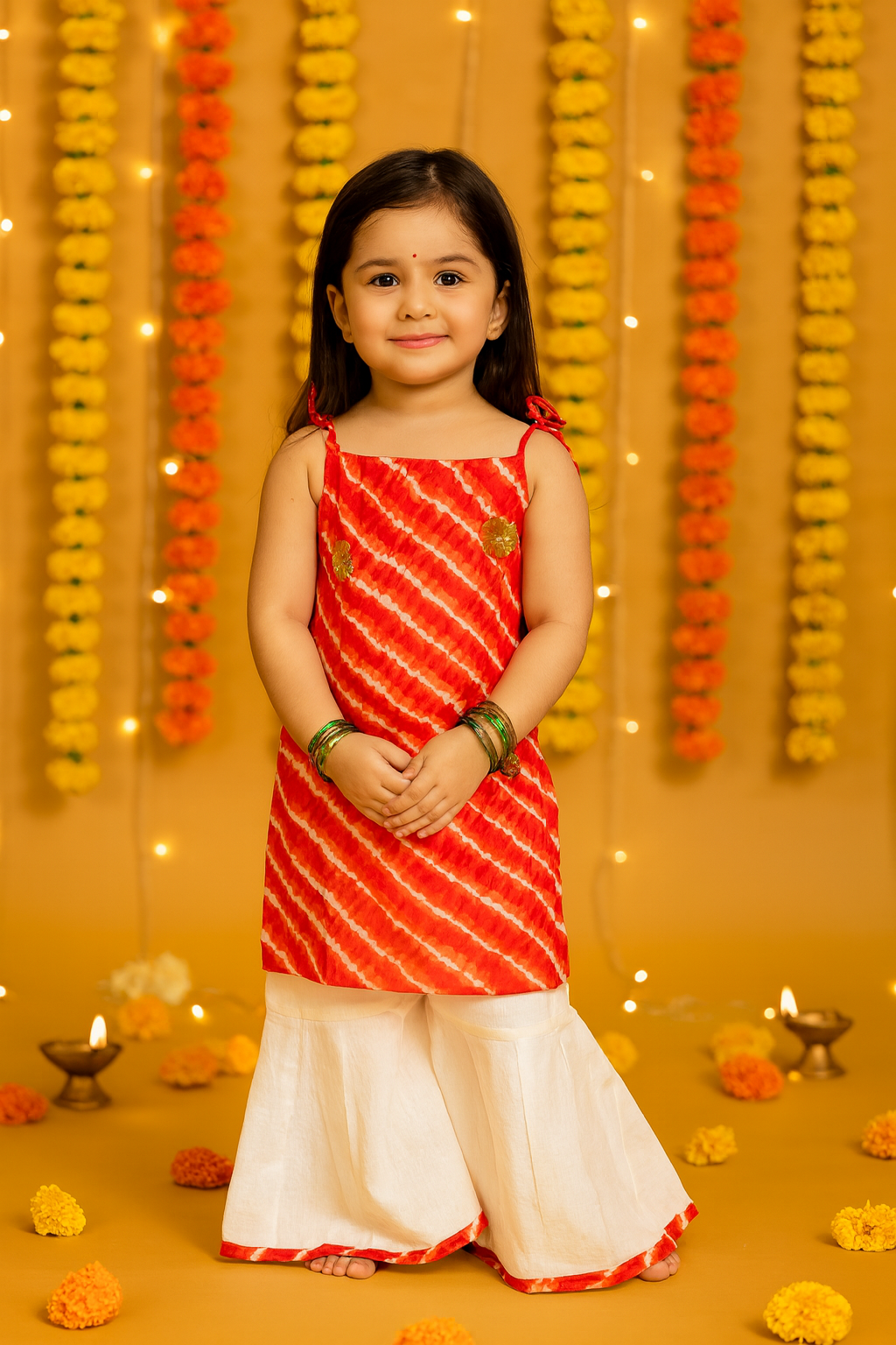 Girl's ethnic wear in wholesale
