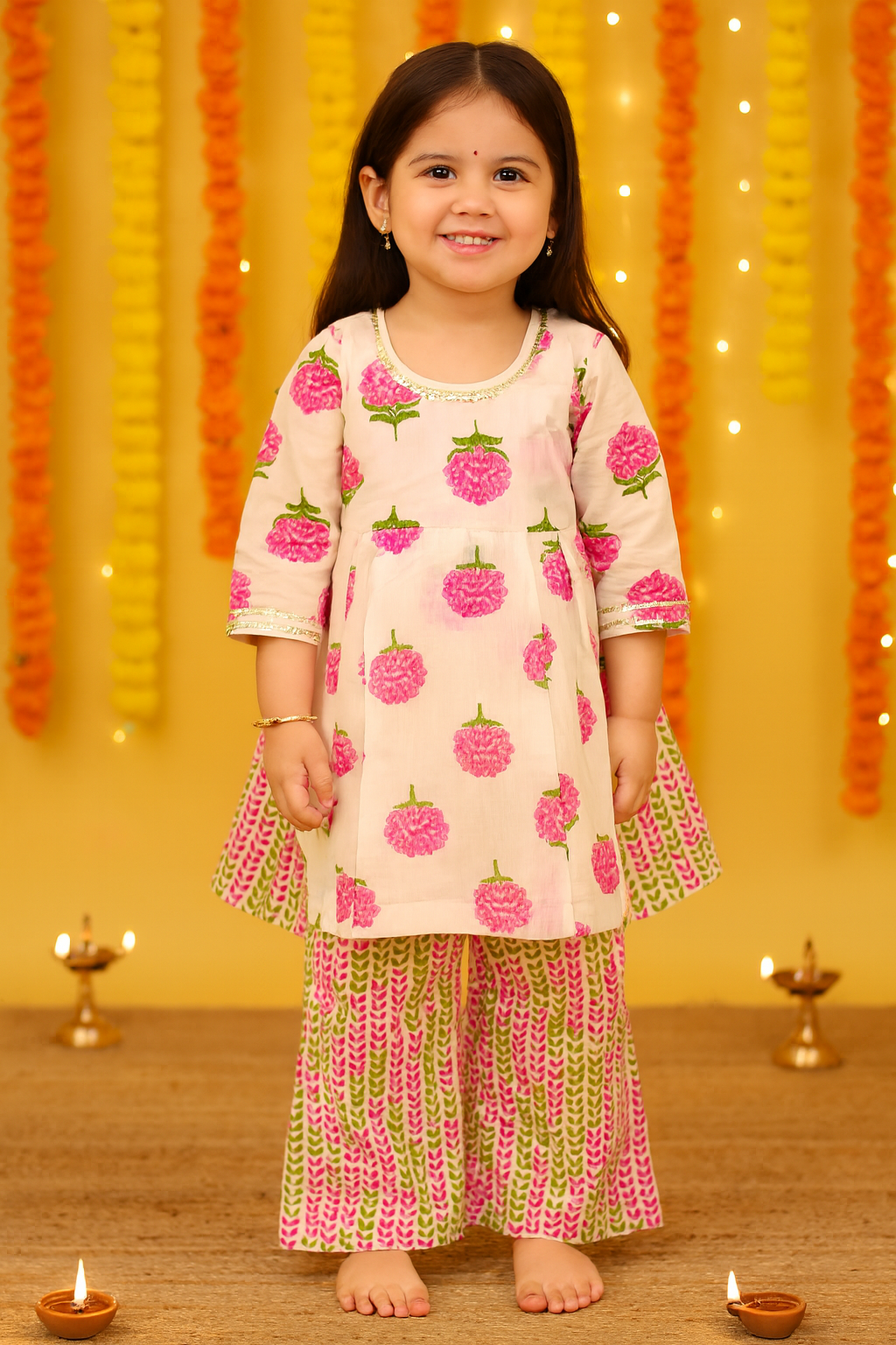 Girl's ethnic wear in wholesale