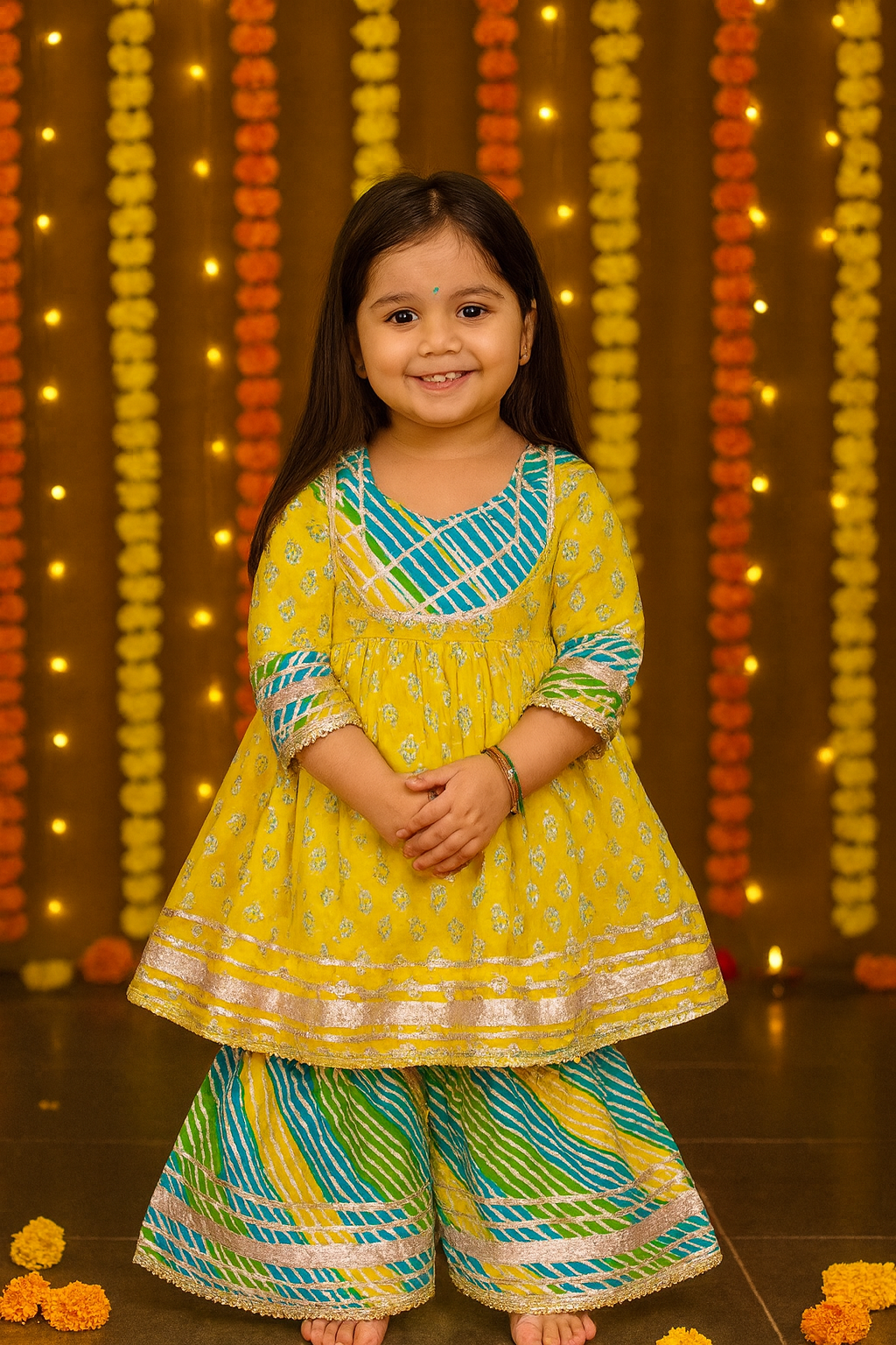 Girl's ethnic wear in wholesale