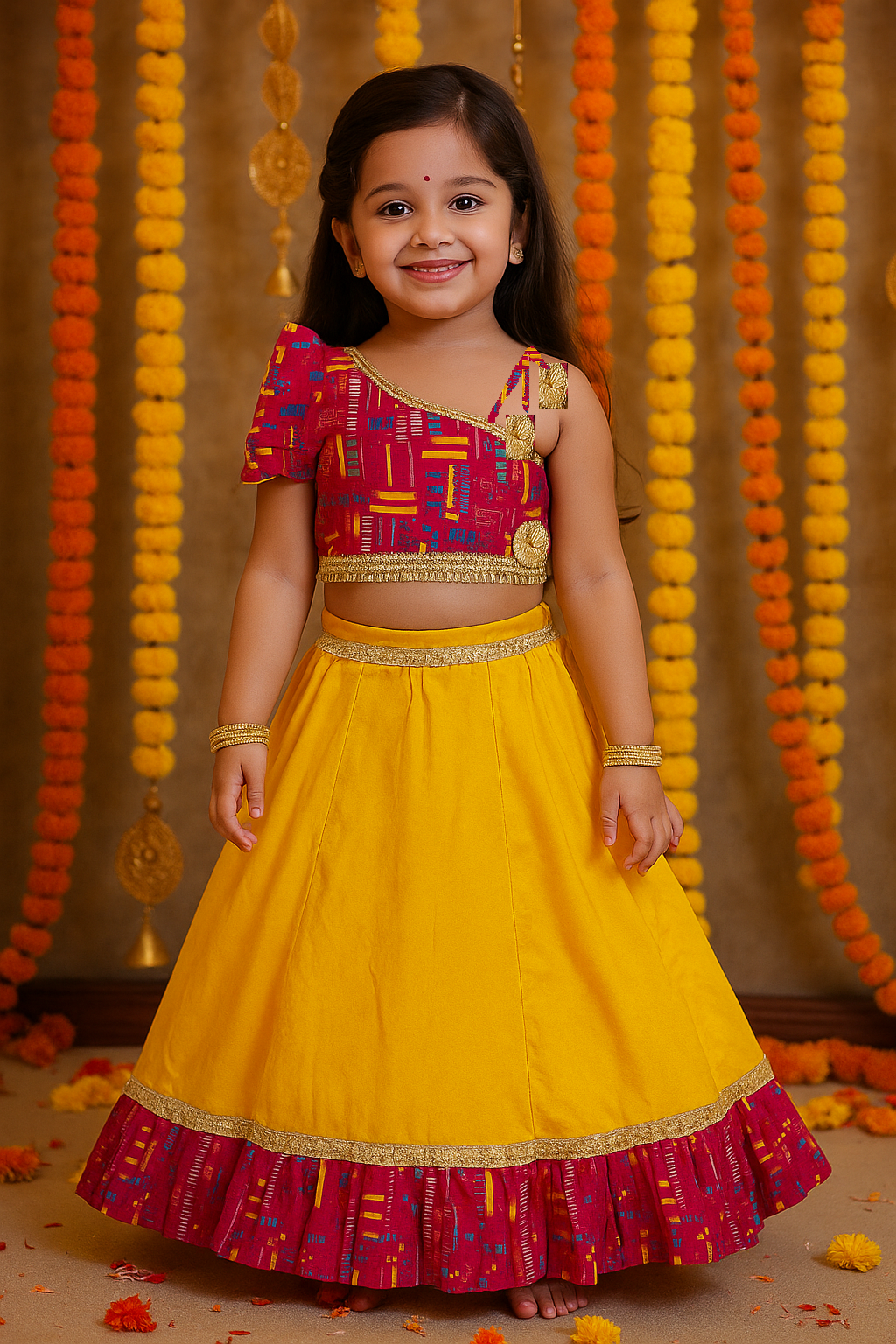 Girl's ethnic wear in wholesale