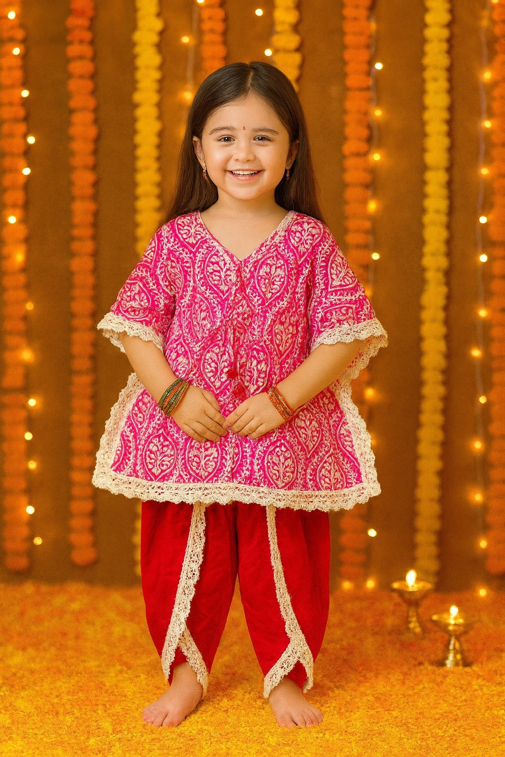 Girl's ethnic wear in wholesale