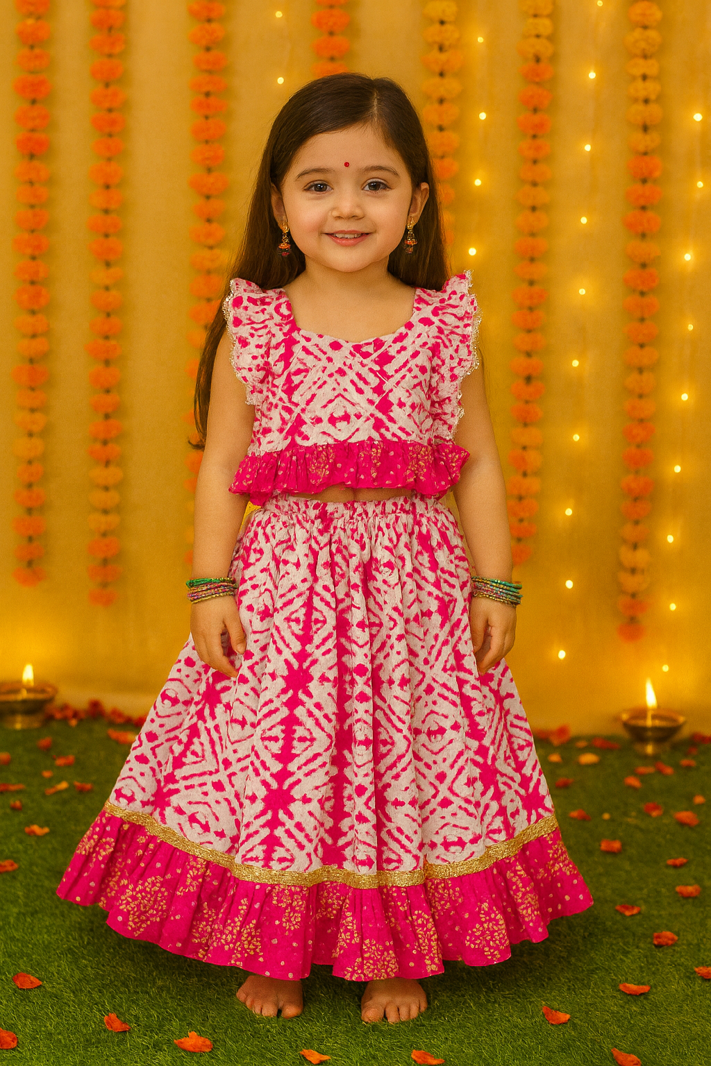 Girl's ethnic wear in wholesale