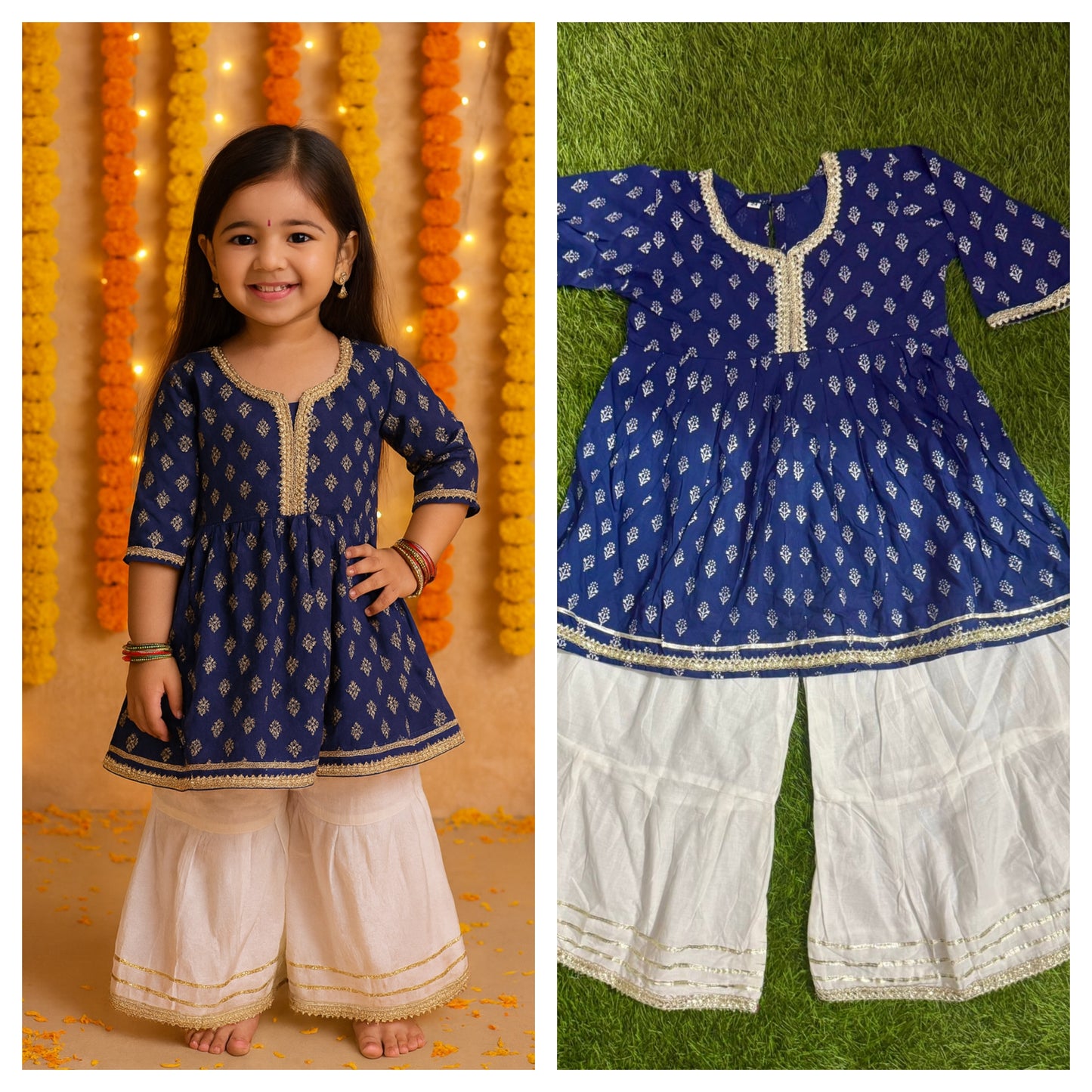 Girl's ethnic wear in wholesale