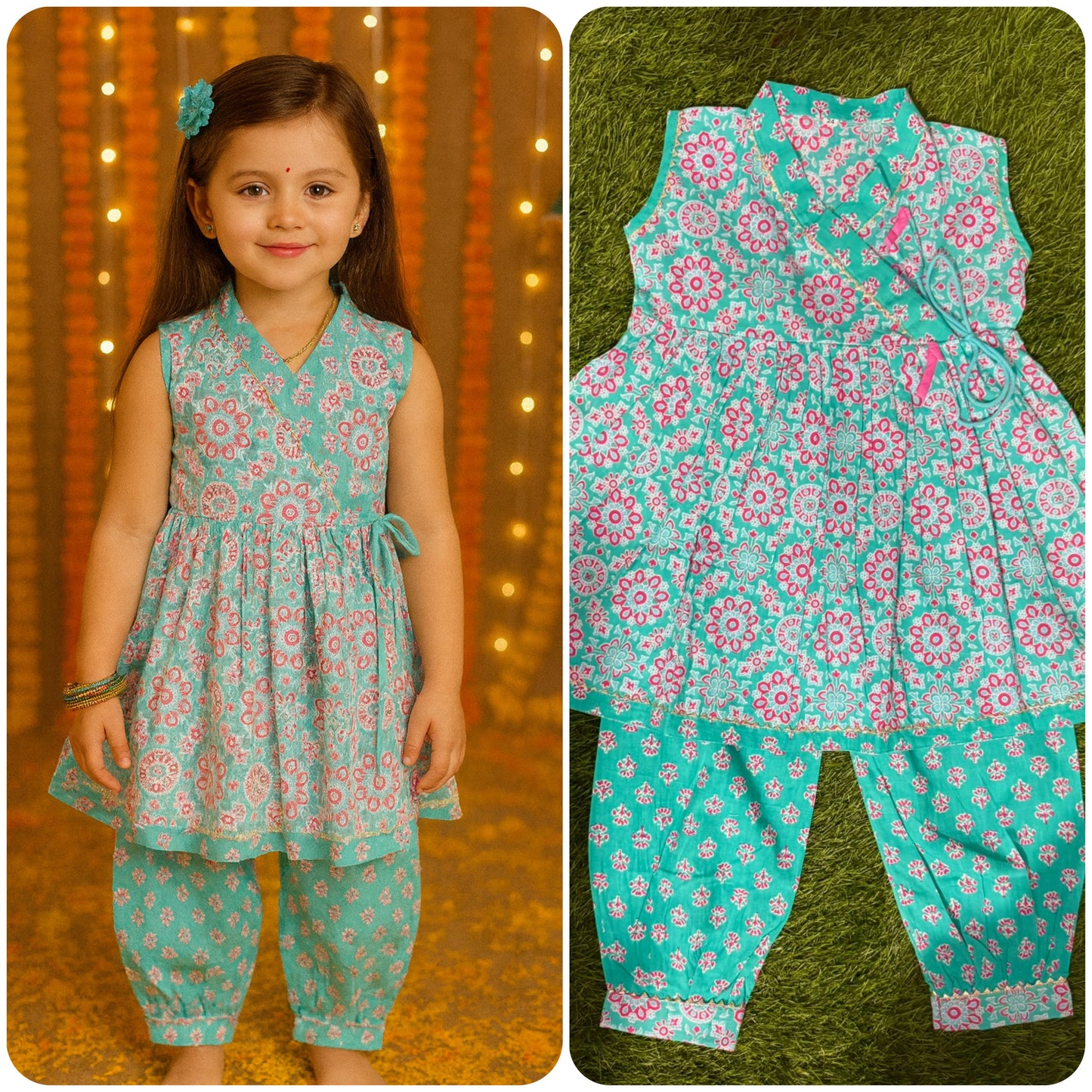 Girl's Afgani Dhoti sets