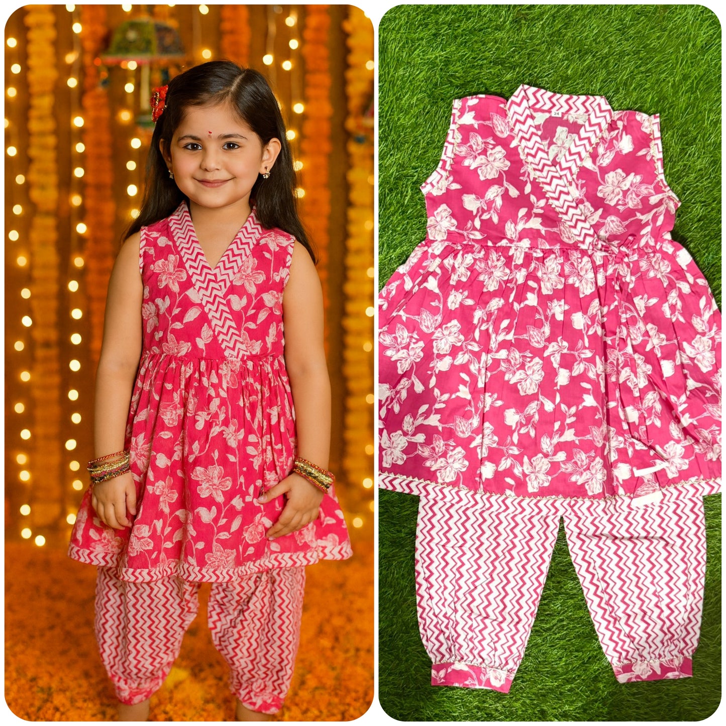 Girl's Afgani Dhoti sets