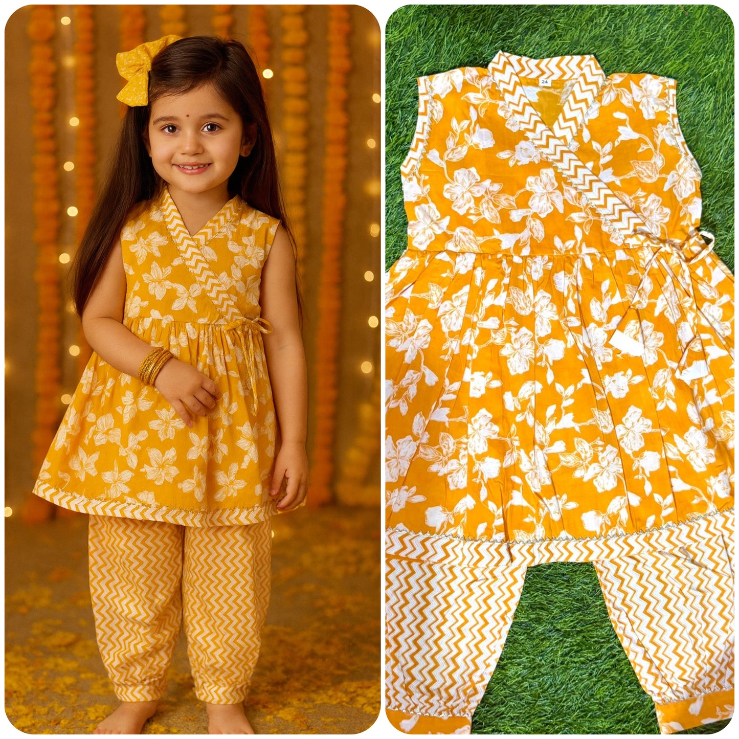 Girl's Afgani Dhoti sets