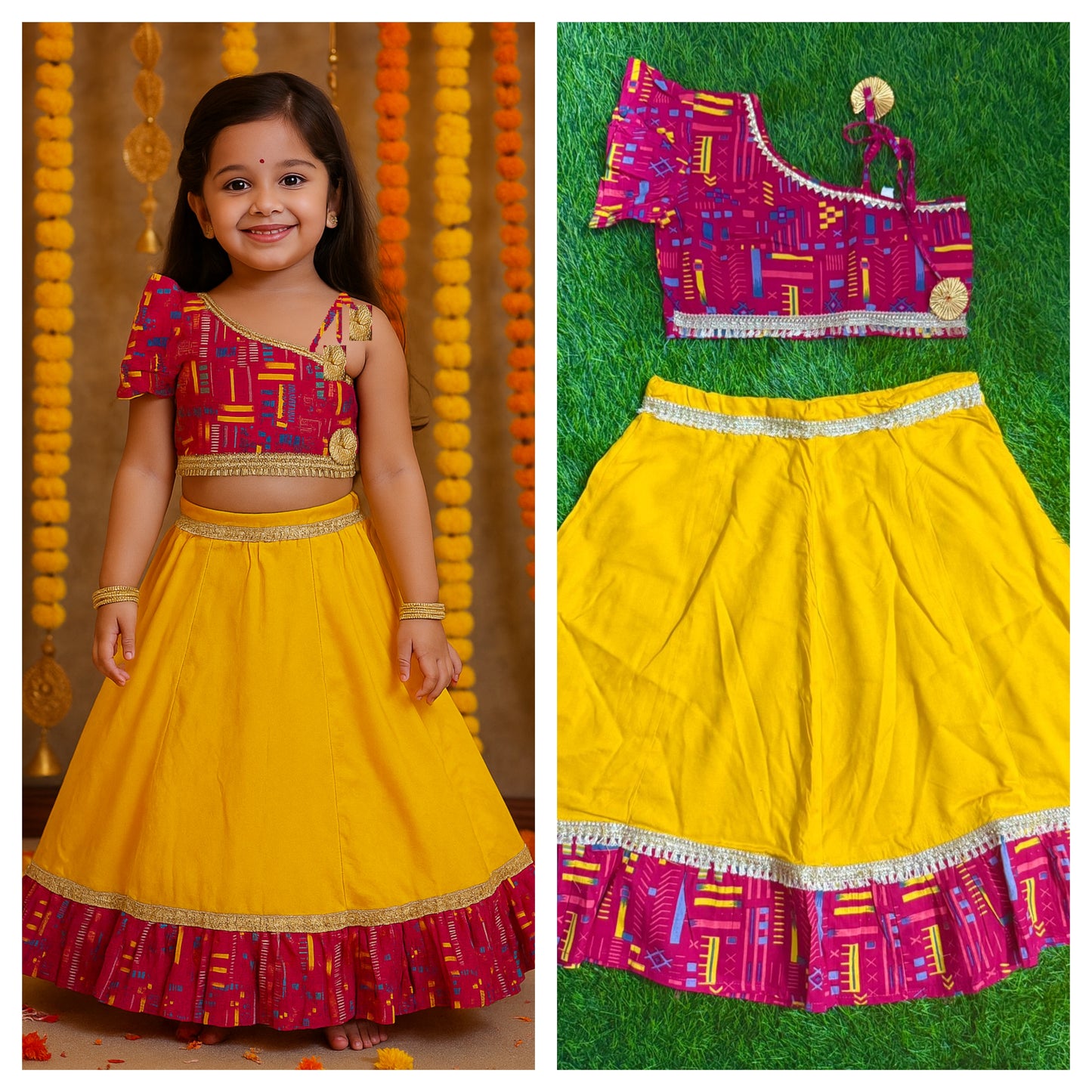 Girl's ethnic wear in wholesale