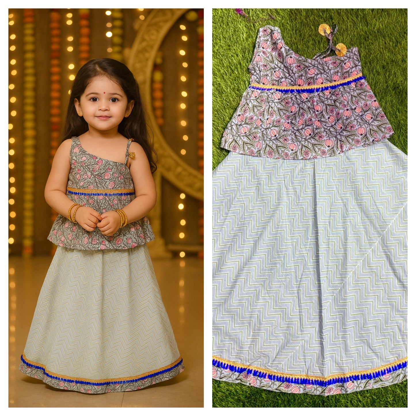 Girl's ethnic wear in wholesale