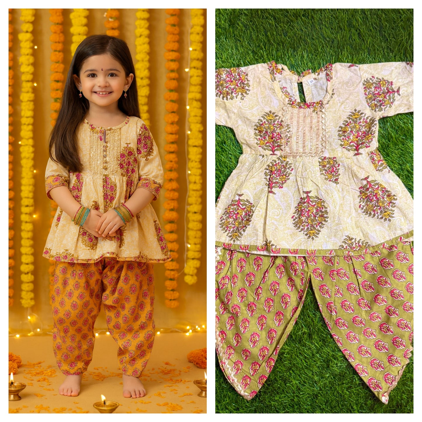 Girl's ethnic wear in wholesale
