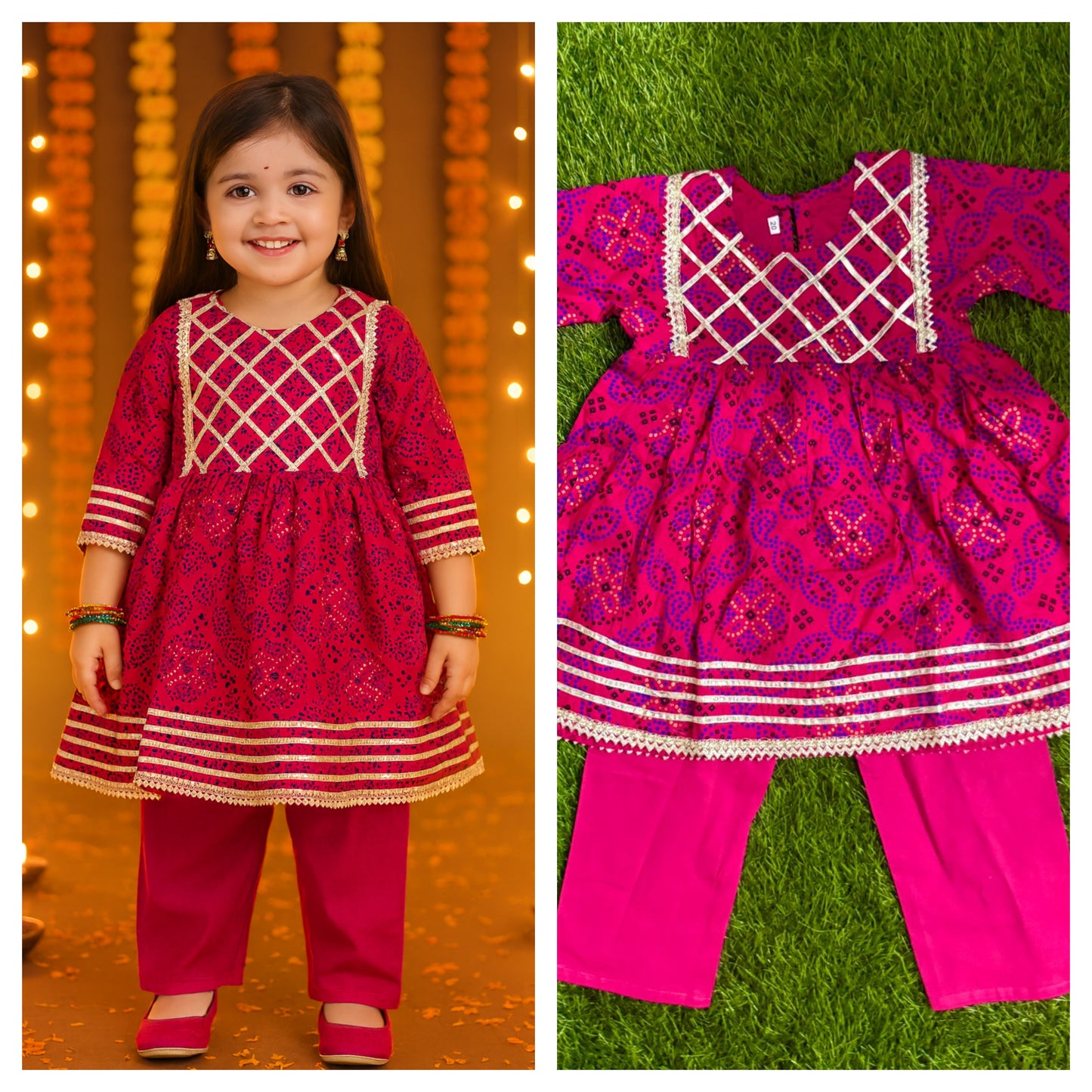 Girl's ethnic wear in wholesale