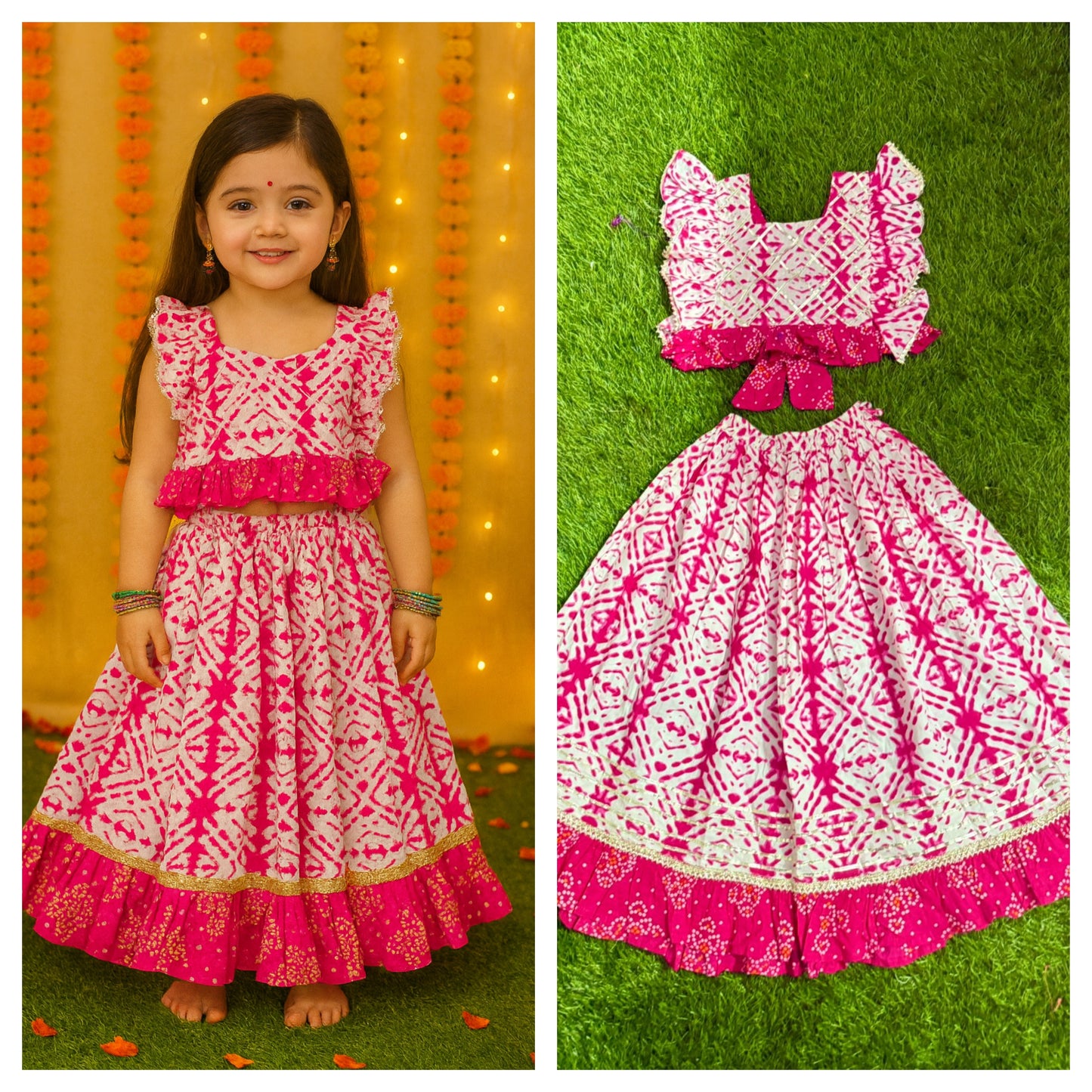 Girl's ethnic wear in wholesale