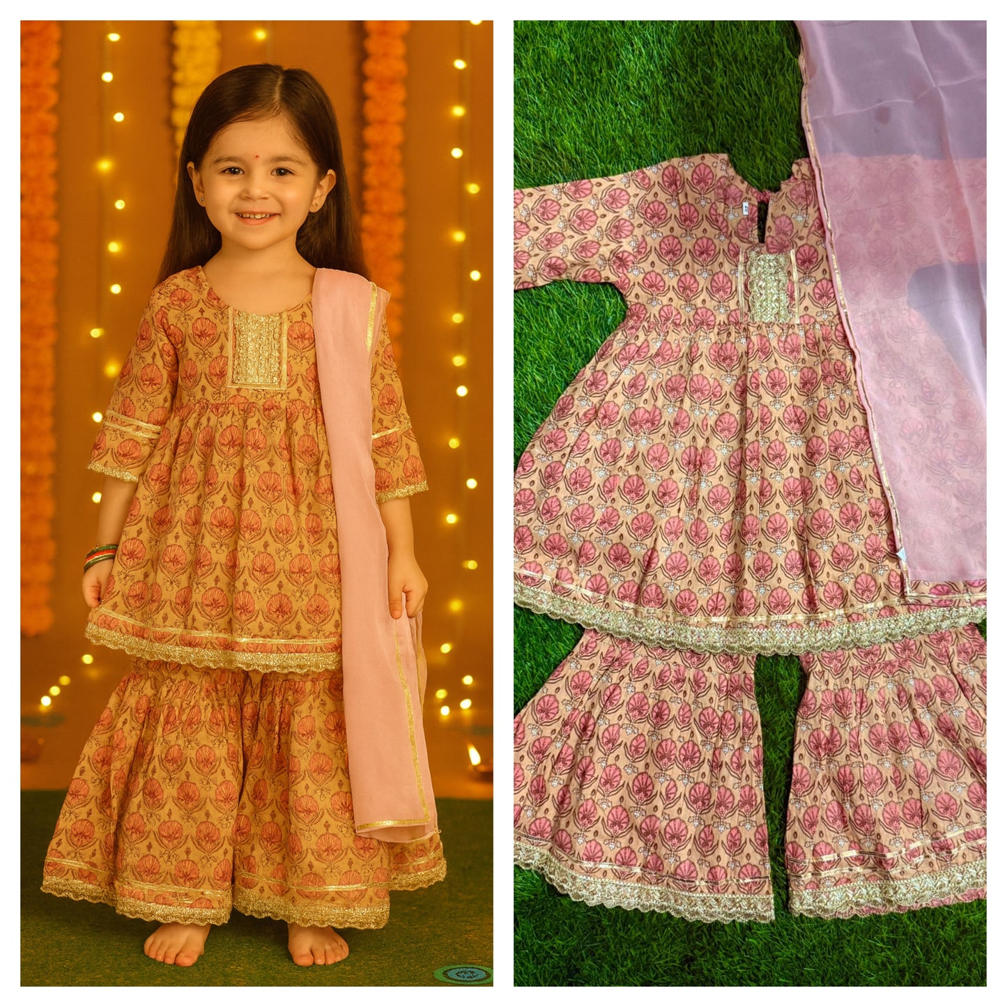 Girl's ethnic wear in wholesale