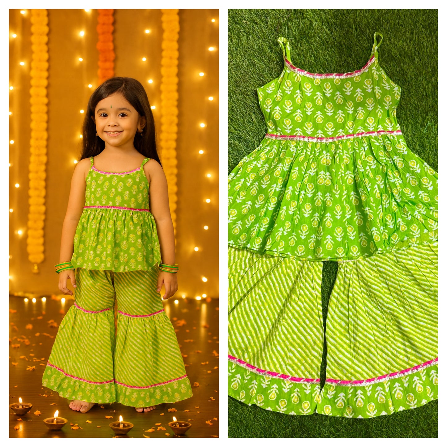 Girl's ethnic wear in wholesale