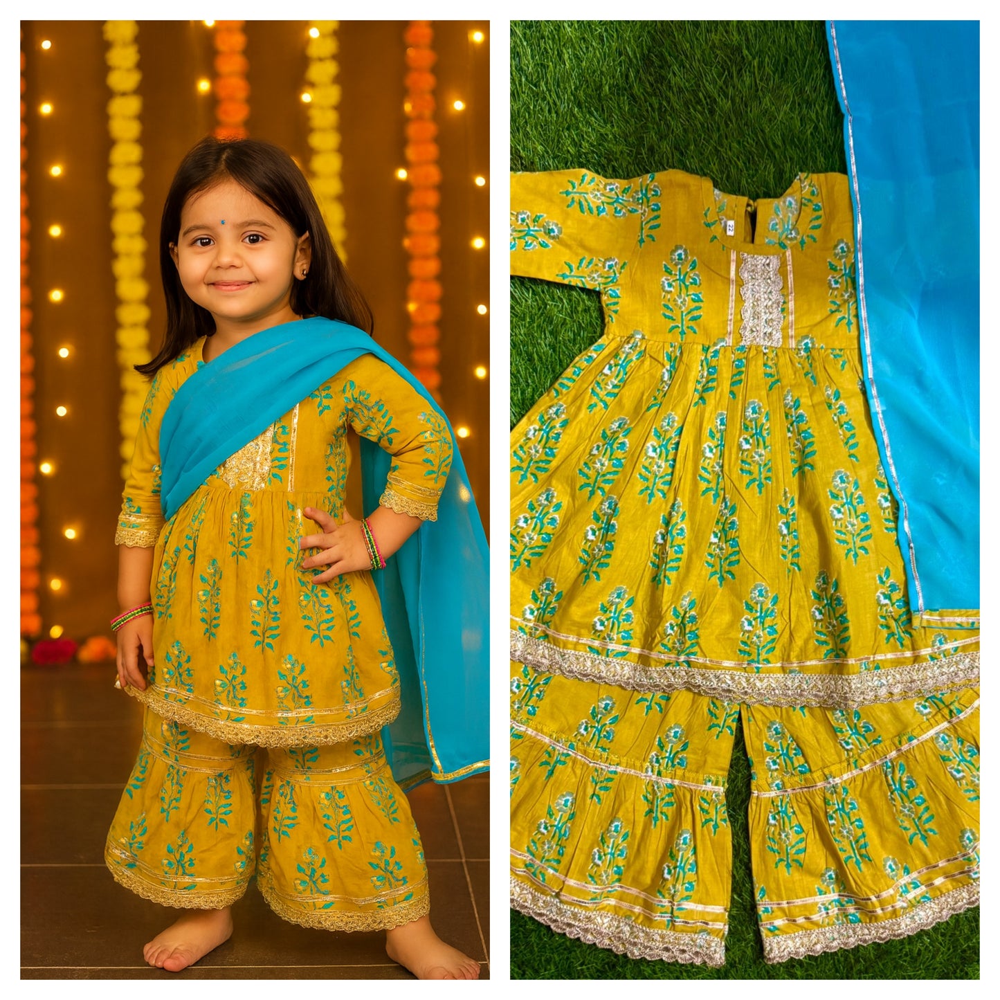Girl's ethnic wear in wholesale