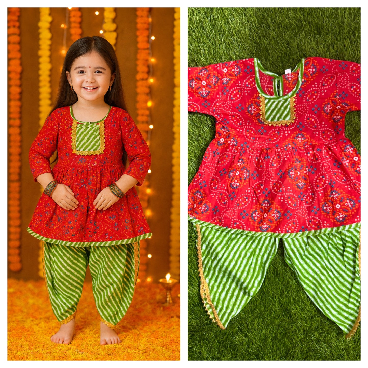 Girl's ethnic wear in wholesale