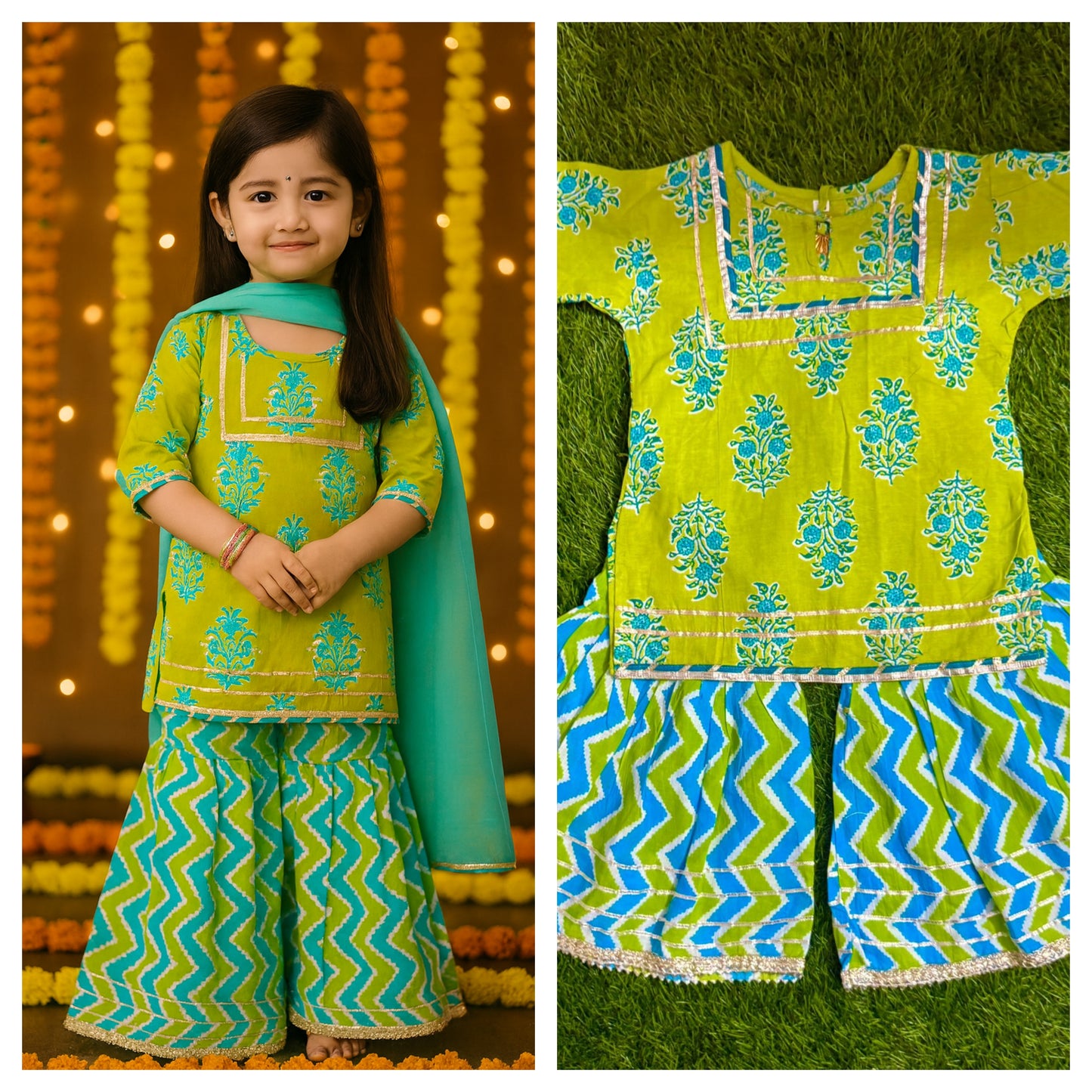 Girl's ethnic wear in wholesale