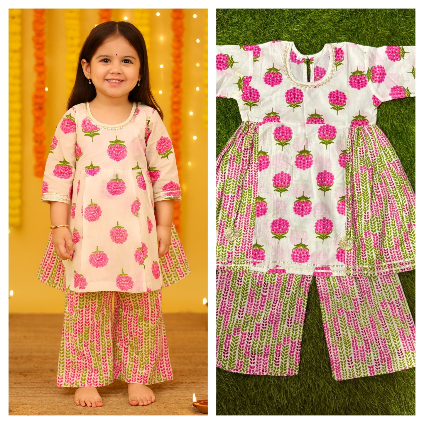Girl's ethnic wear in wholesale