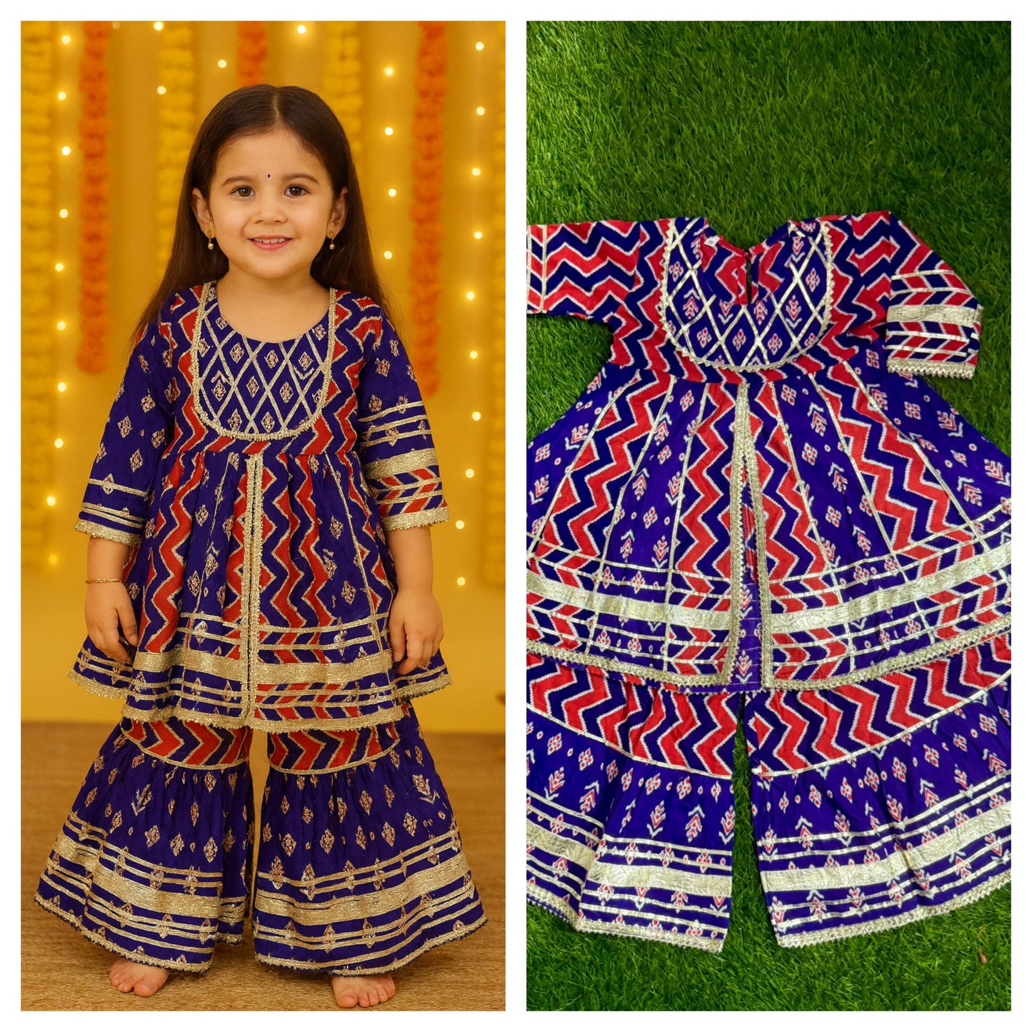 Girl's ethnic wear in wholesale