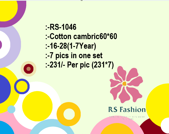 KIDS KURTA PAJAMA BY RS FASHIONS