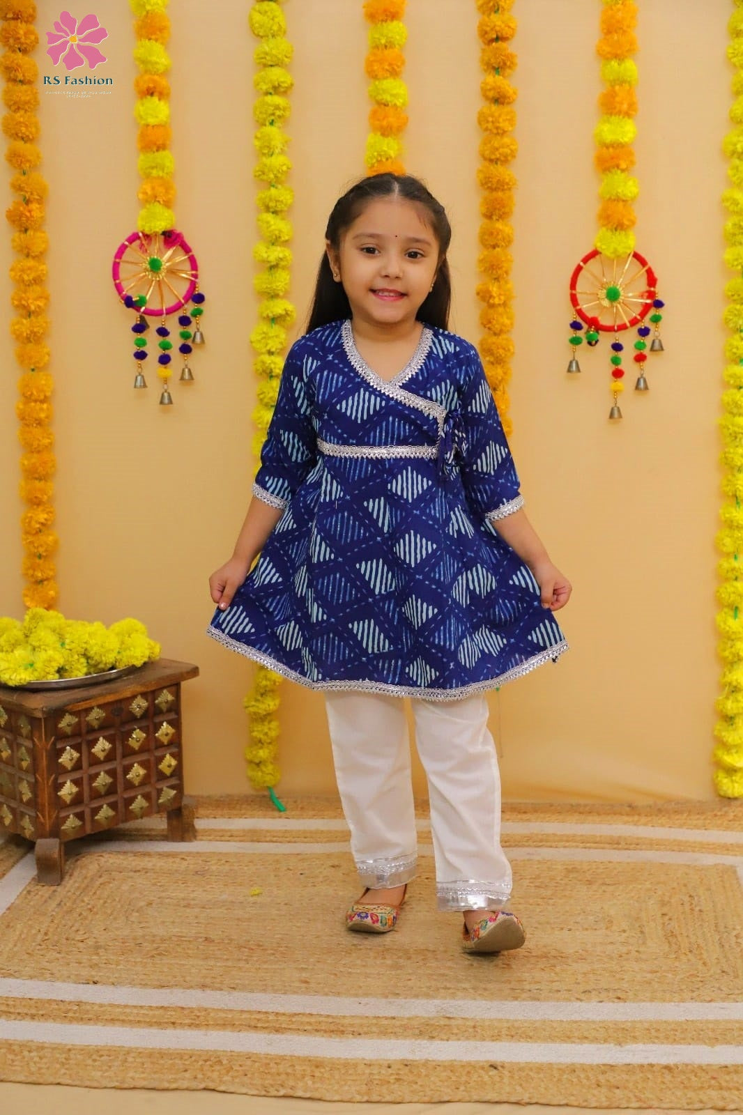 Girl Angarkha with pant in wholesale