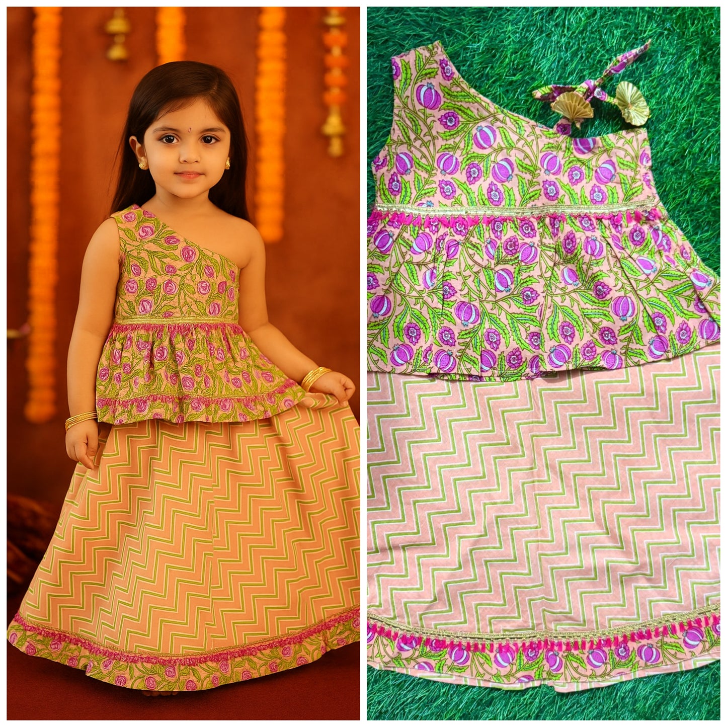 Girl's ethnic wear in wholesale