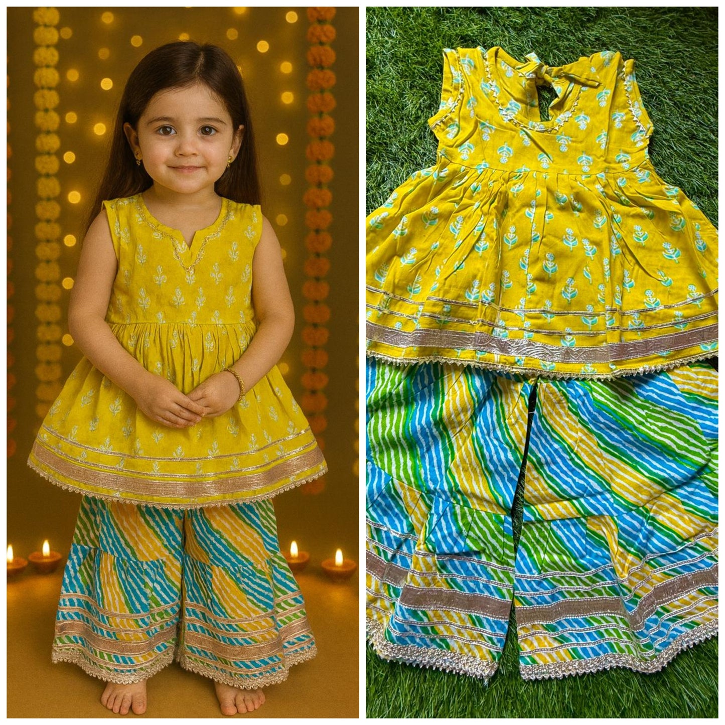 Girl's ethnic wear in wholesale
