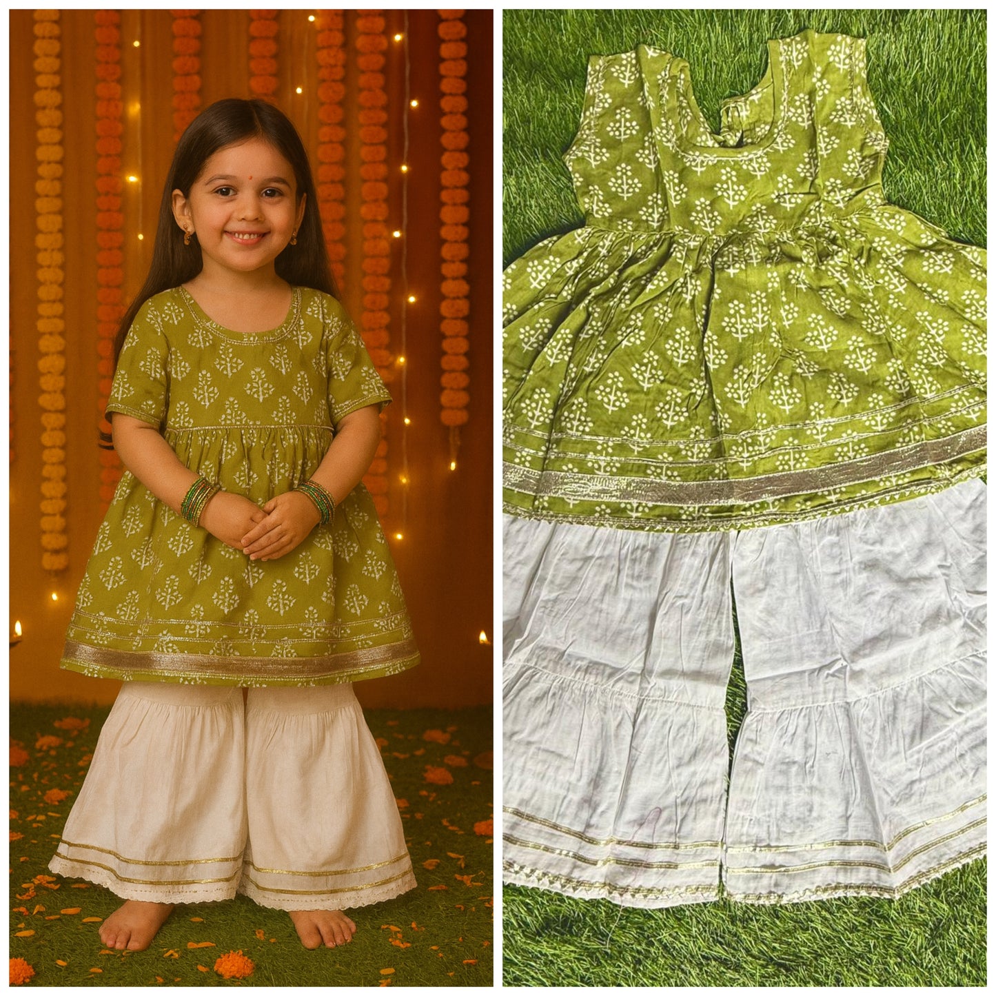 Girl's ethnic wear in wholesale