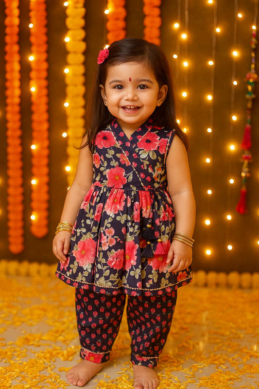 Girl's Afgani Dhoti sets