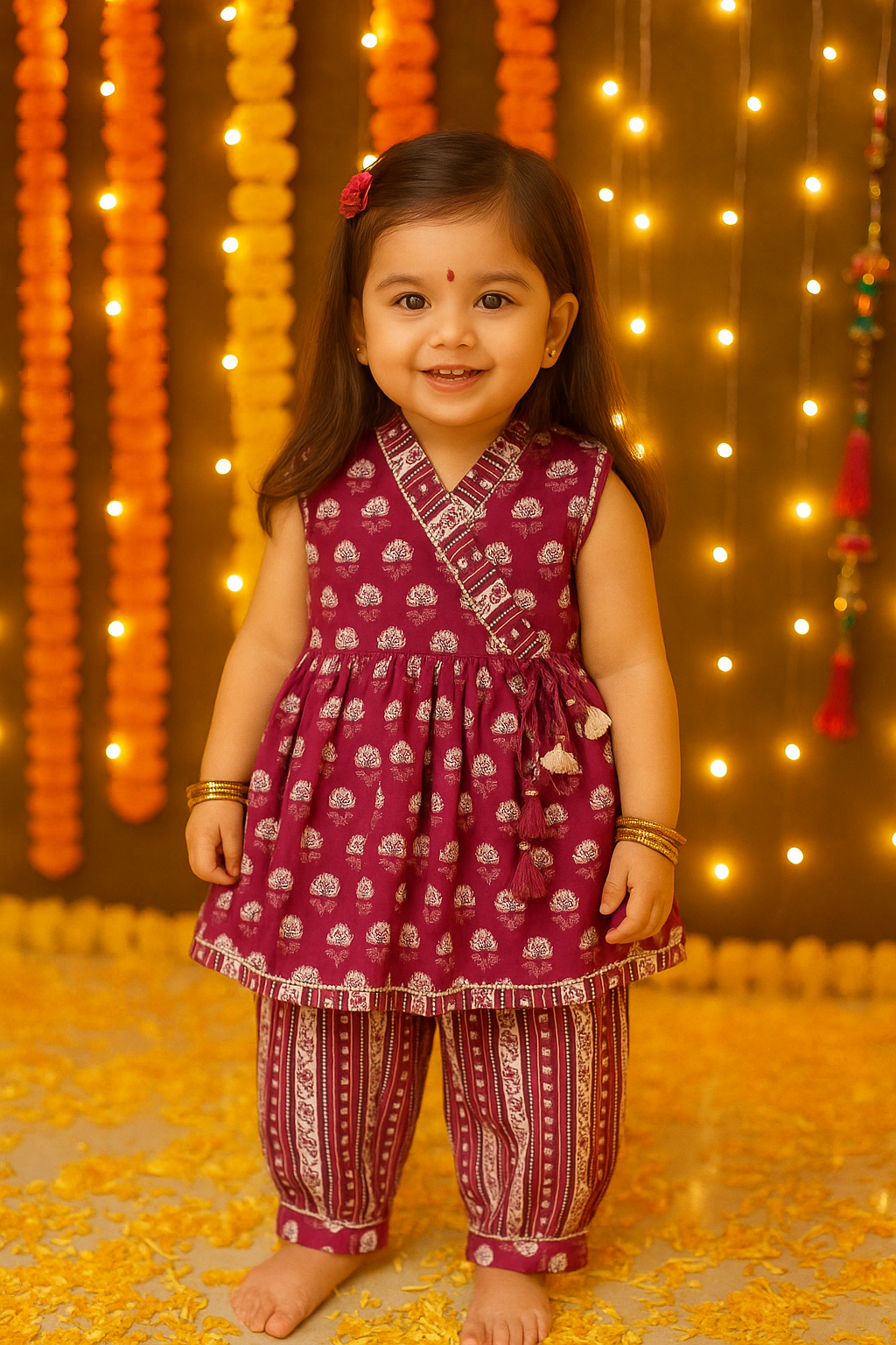 Girl's Afgani Dhoti sets