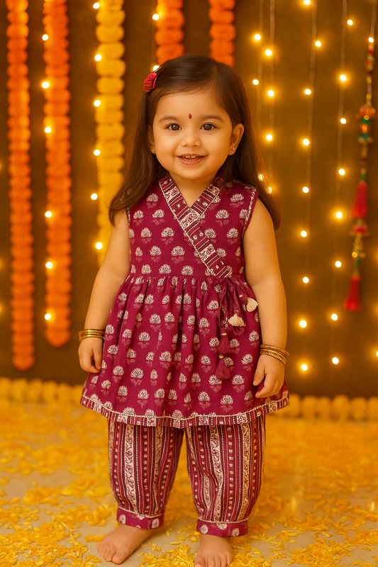 Girl's Afgani Dhoti sets