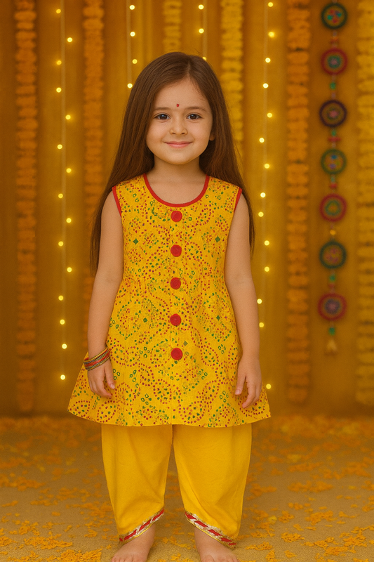 Girl's Afgani Dhoti sets