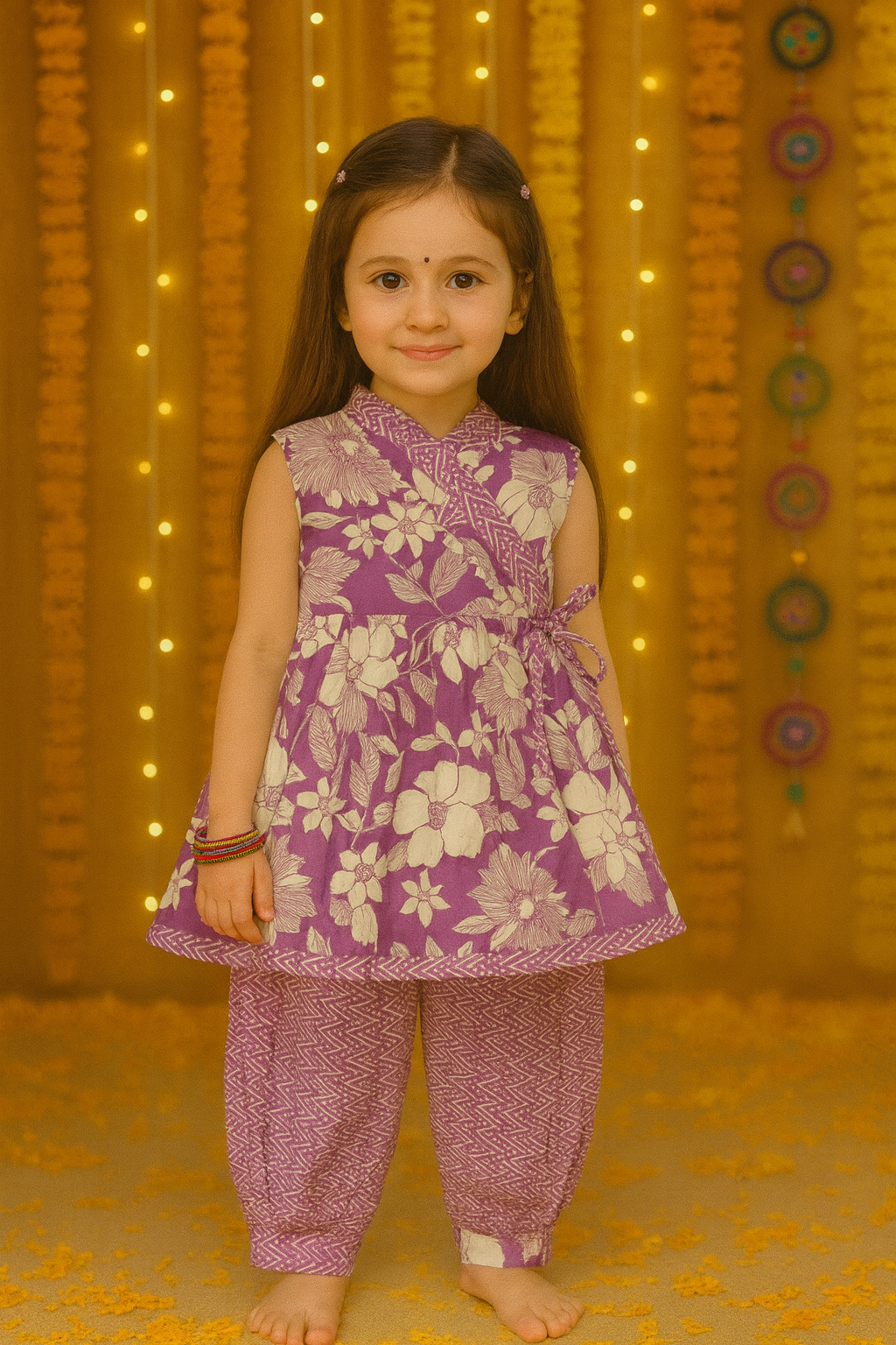Girl's Afgani Dhoti sets
