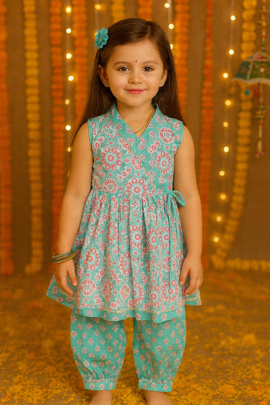 Girl's Afgani Dhoti sets