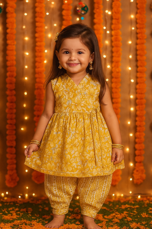 Girl's Afgani Dhoti sets