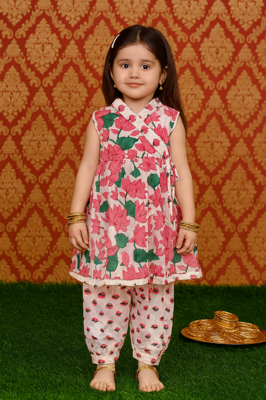 Girl's Afgani Dhoti sets In wholesale