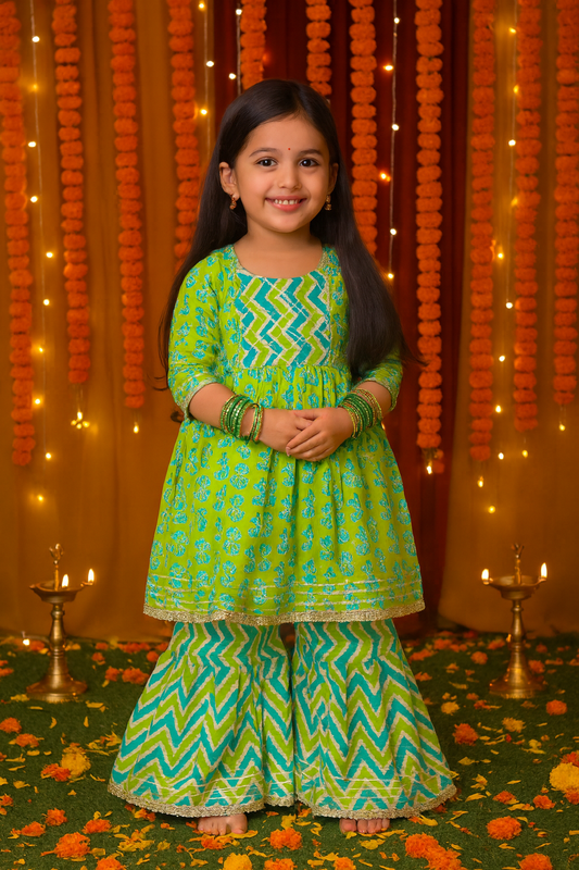 Girl's ethnic wear in wholesale