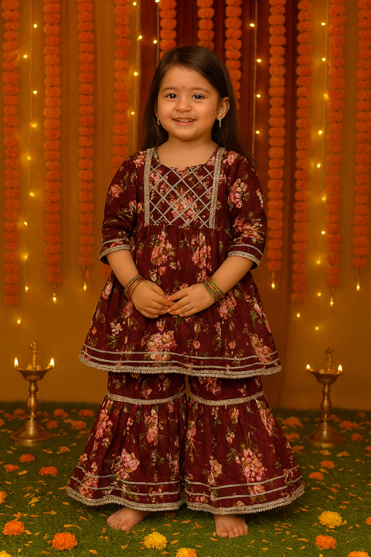 Girl's ethnic wear in wholesale