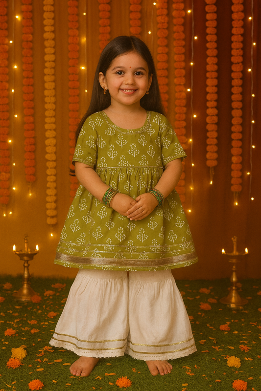 Girl's ethnic wear in wholesale