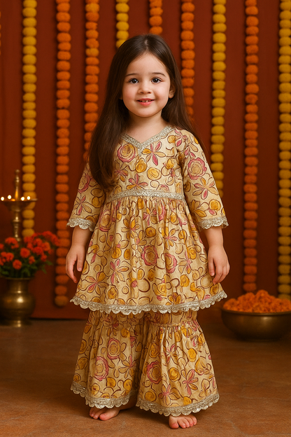 Girl's ethnic wear in wholesale