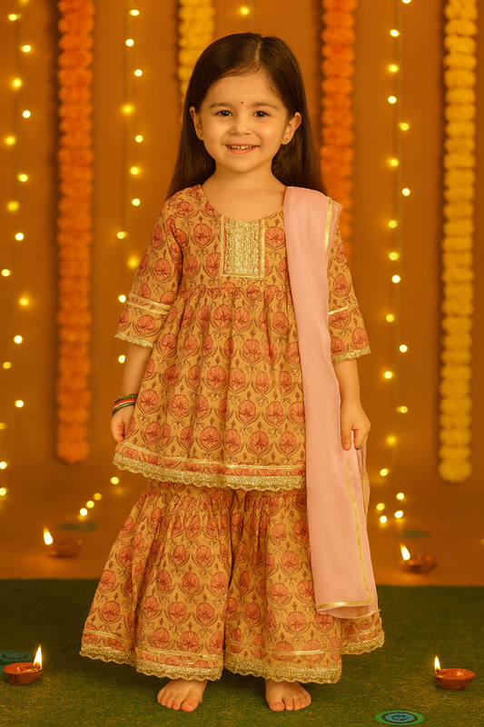 Girl's ethnic wear in wholesale