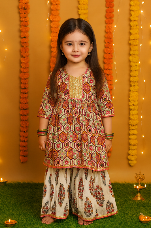 Girl's ethnic wear in wholesale