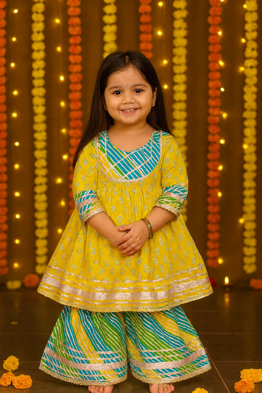 Girl's ethnic wear in wholesale