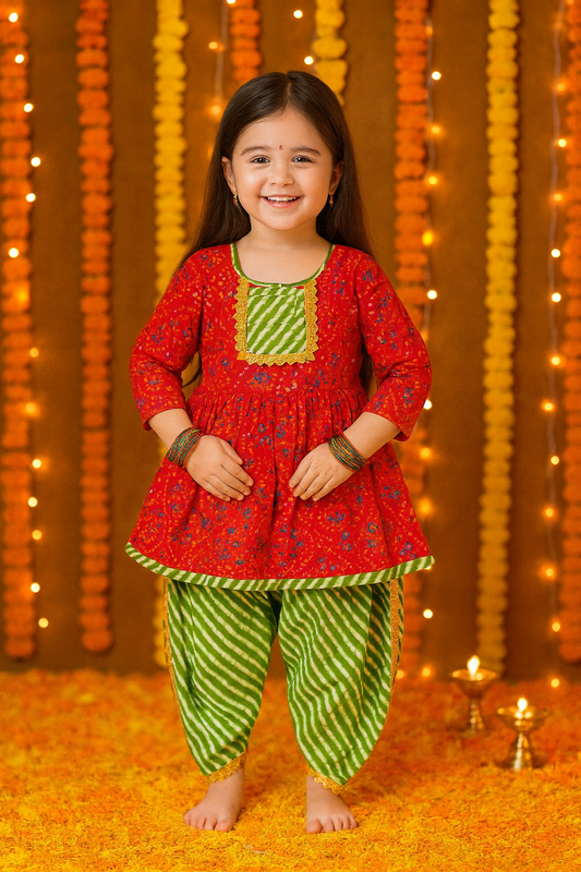 Girl's ethnic wear in wholesale