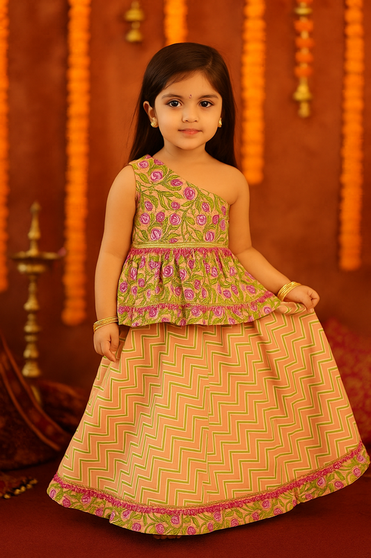 Girl's ethnic wear in wholesale