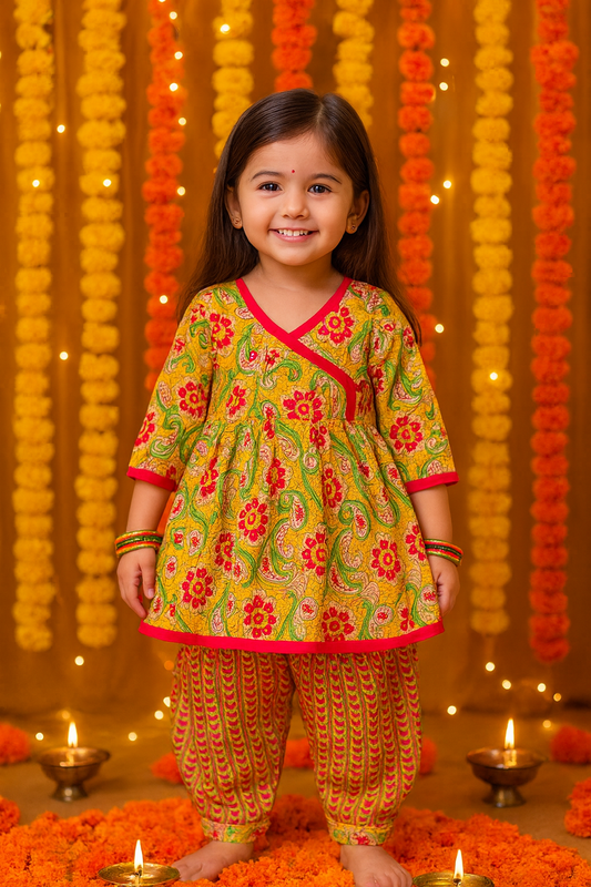 Girl's ethnic wear in wholesale