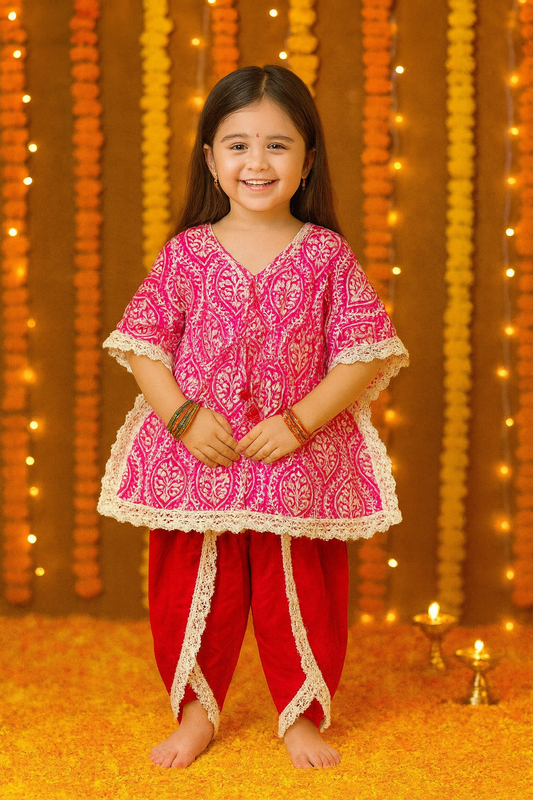 Girl's ethnic wear in wholesale