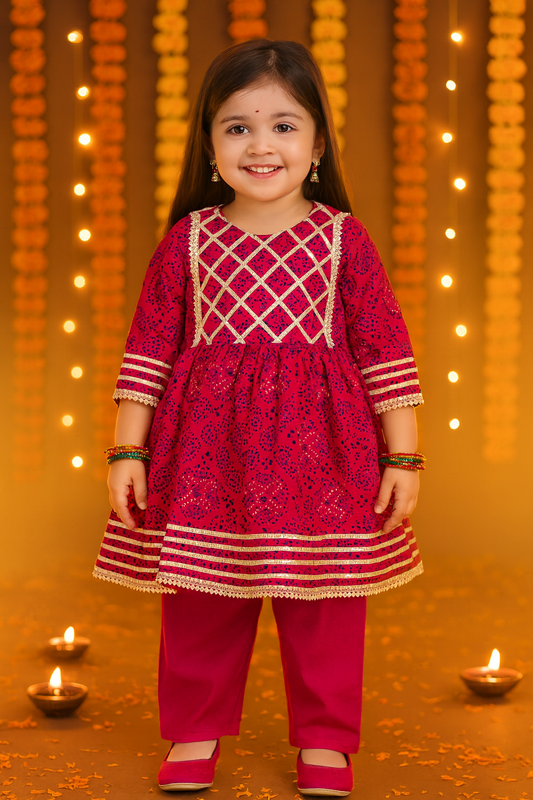 Girl's ethnic wear in wholesale
